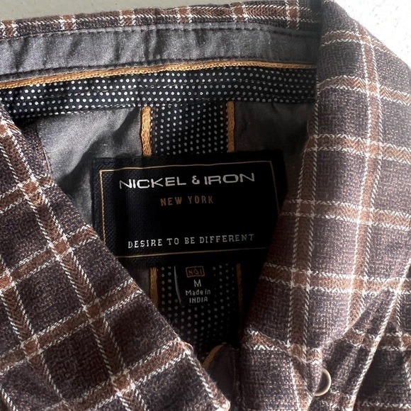 New NICKEL 6 IRON NEW YORK, Men long sleeve dress shirt, casual cotton shirt - Picture 12 of 14